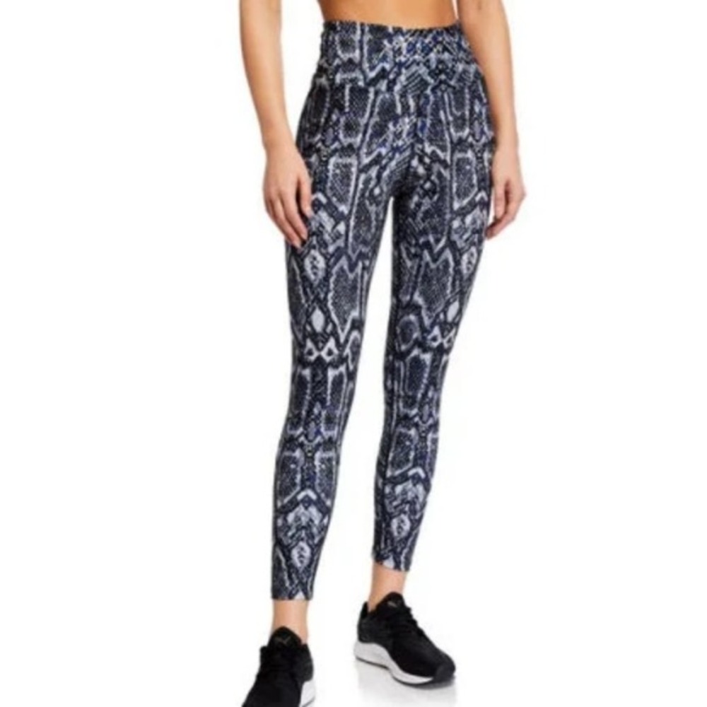Nanette Lepore Play Womens Snake Dance High Rise 7/8 Compression Leggings 2X NEW